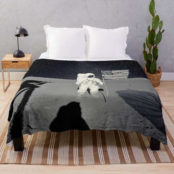 Item preview, Astronaut Edgar D. Mitchell, lunar module pilot for the Apollo 14 - black and white designed and sold by trendistudio.