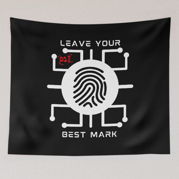 Item preview, Leave your Best Mark - Fun Phrases (dark) designed and sold by royumi.