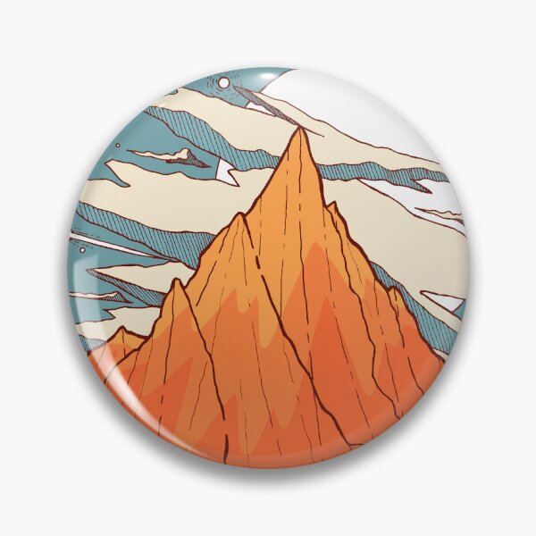 Item preview, Spring orange peak designed and sold by Swadeillustrations.