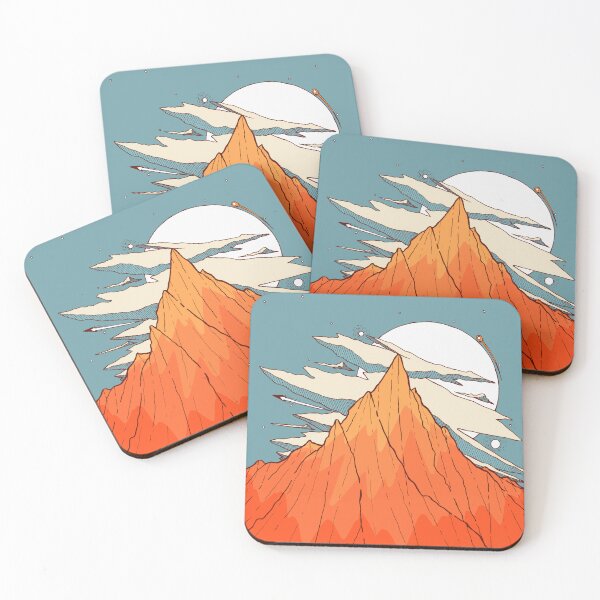 Item preview, Spring orange peak designed and sold by Swadeillustrations.