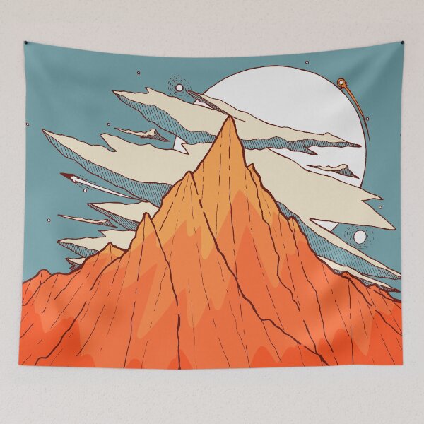 Item preview, Spring orange peak designed and sold by Swadeillustrations.