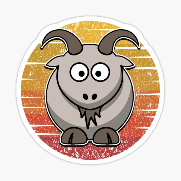 Item preview, Goat Animal Sunset Retro Vintage , Goat Lovers Gift designed and sold by BIHI14.