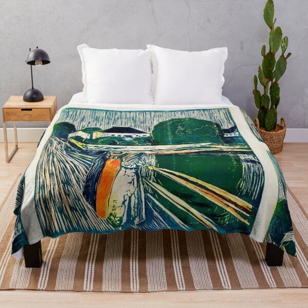 Item preview, The Girls on the Bridge (1918) by Edvard Munch. designed and sold by CristalleLisa.