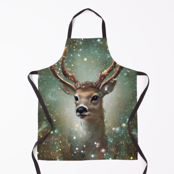 Item preview, Deer Illustration With Sparks and Glitter designed and sold by Stian Iversen.
