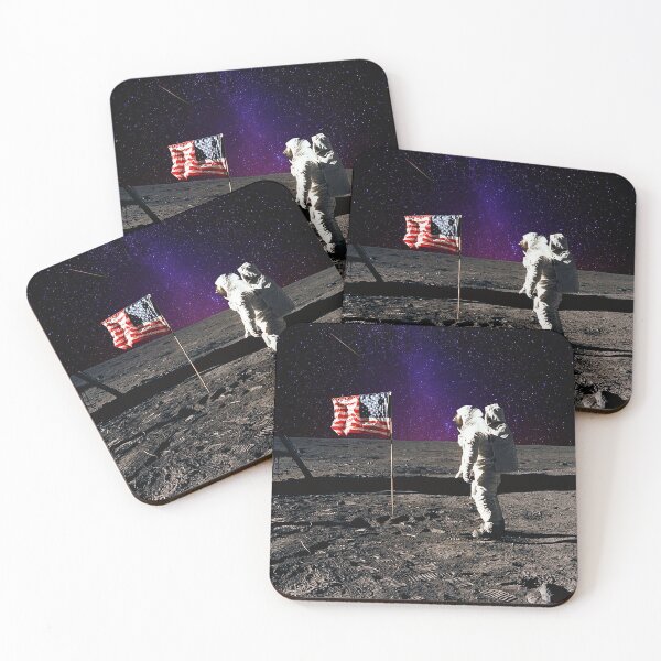 Item preview, Buzz Aldrin and the U.S. Flag on the Moon, Apollo 11 designed and sold by trendistudio.
