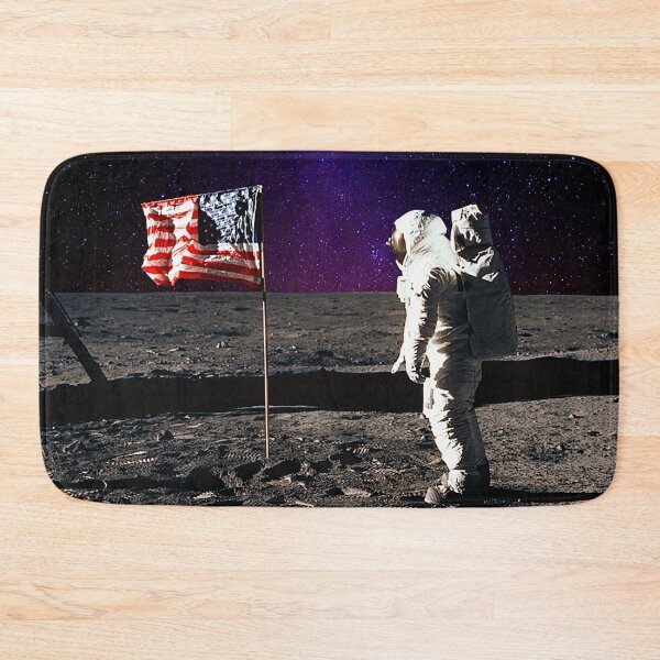 Item preview, Buzz Aldrin and the U.S. Flag on the Moon, Apollo 11 designed and sold by trendistudio.