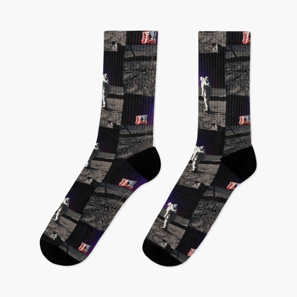 Item preview, Buzz Aldrin and the U.S. Flag on the Moon, Apollo 11 designed and sold by trendistudio.