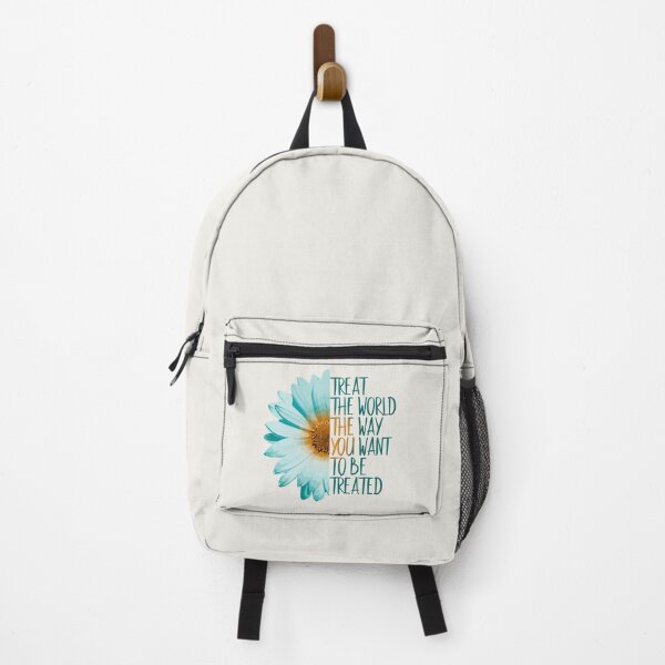 Item preview, Treat The World The Way You Want To Be Treated Sunflower Daisy designed and sold by Skizzenmonster.