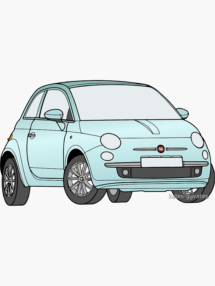 "Mint car sticker" Sticker for Sale by katesgyvates Redbubble