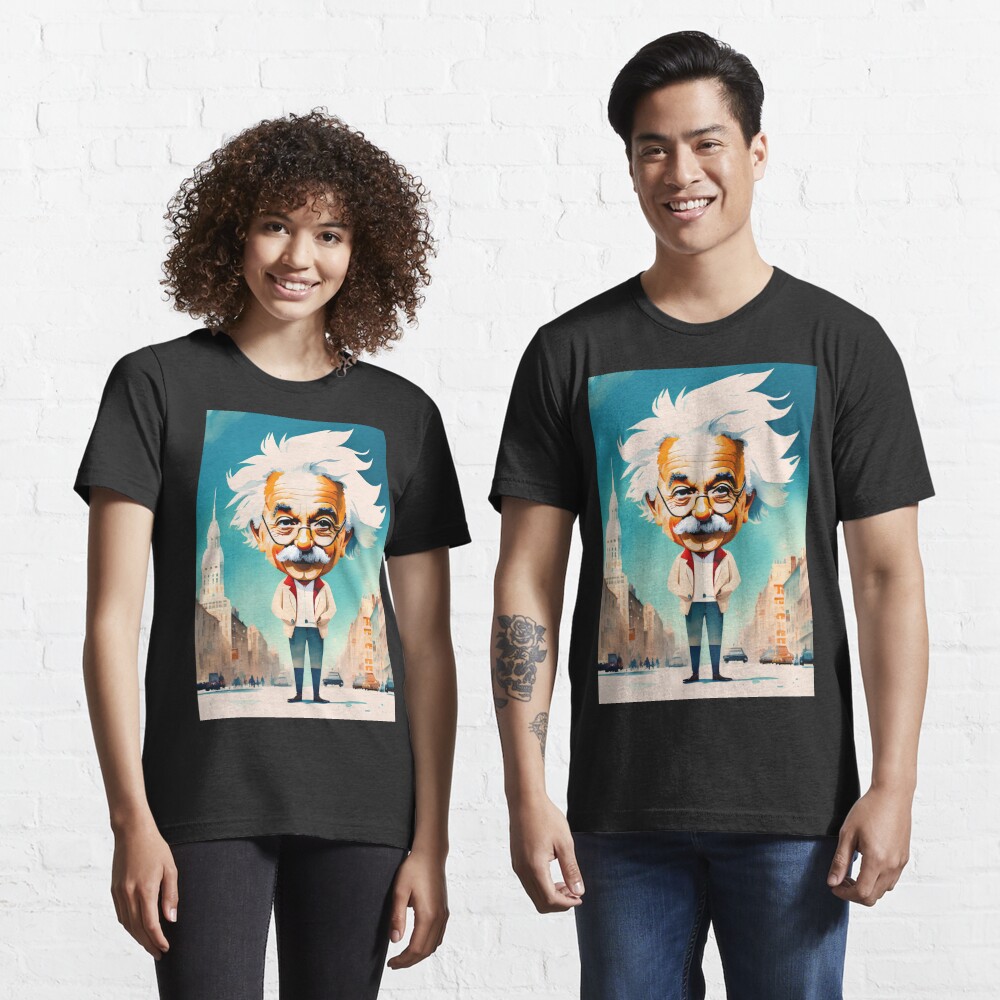 Discover Albert Einstein Art: Caricature 2 | Essential T-Shirt 