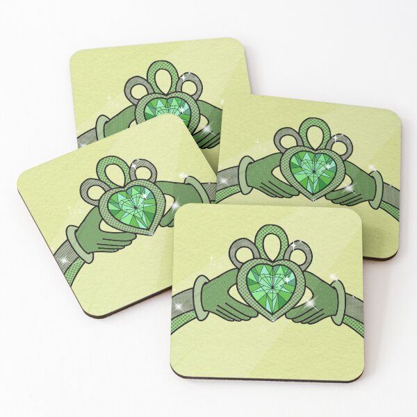 Item preview, Green Claddagh designed and sold by GemimaRosaArt.