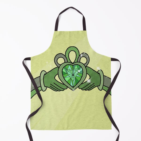 Item preview, Green Claddagh designed and sold by GemimaRosaArt.