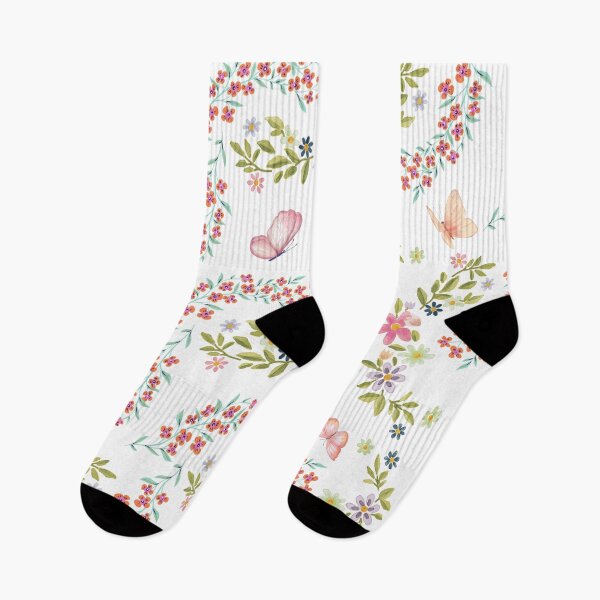 Item preview, Floral Design with Butterflies designed and sold by ArtistaCats.