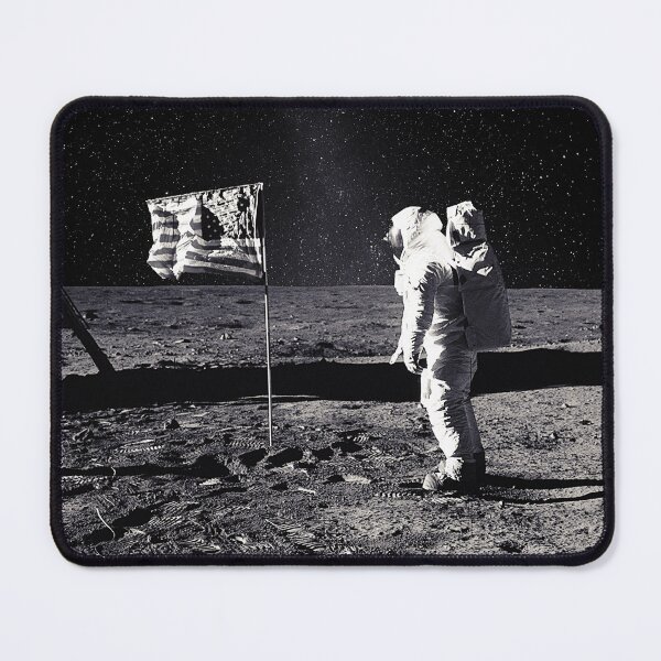 Item preview, Buzz Aldrin and the U.S. Flag on the Moon, Apollo 11 designed and sold by trendistudio.