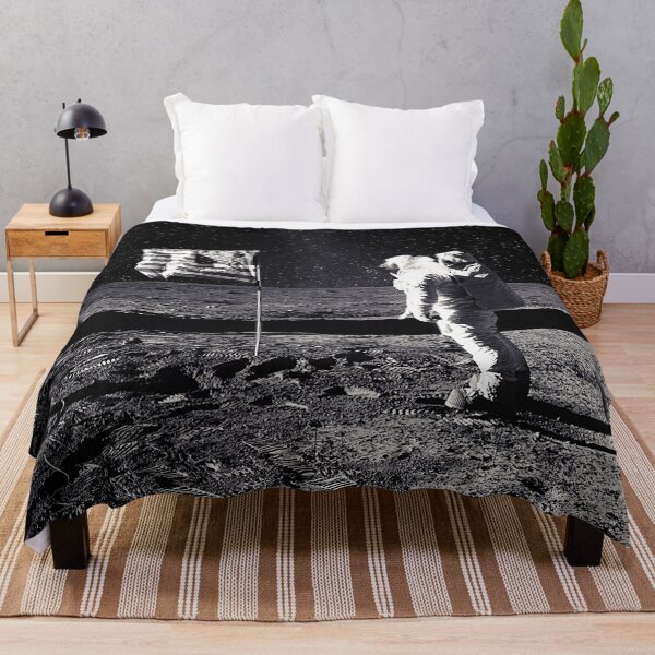 Item preview, Buzz Aldrin and the U.S. Flag on the Moon, Apollo 11 designed and sold by trendistudio.