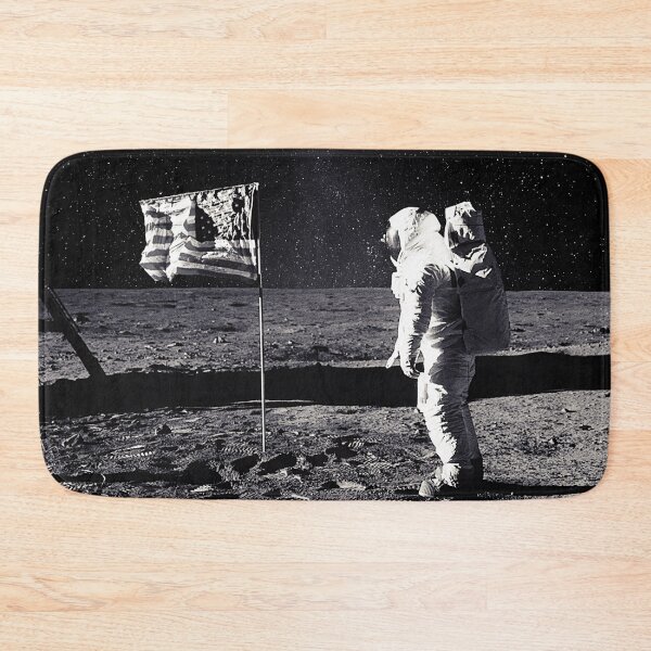 Item preview, Buzz Aldrin and the U.S. Flag on the Moon, Apollo 11 designed and sold by trendistudio.