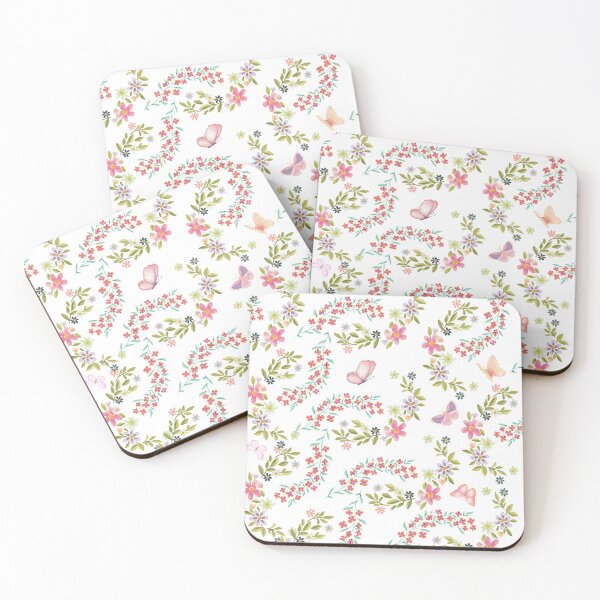 Item preview, Floral Design with Butterflies designed and sold by ArtistaCats.