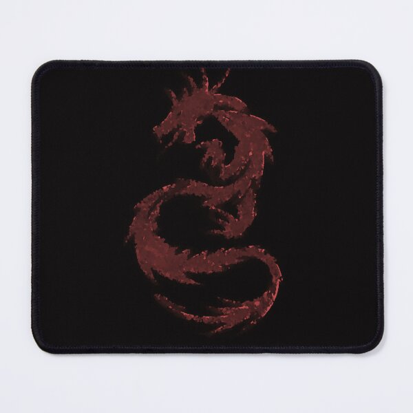Item preview, Red Dragon Abstract Black Background Tattoo Style Distorted designed and sold by kattakitty.