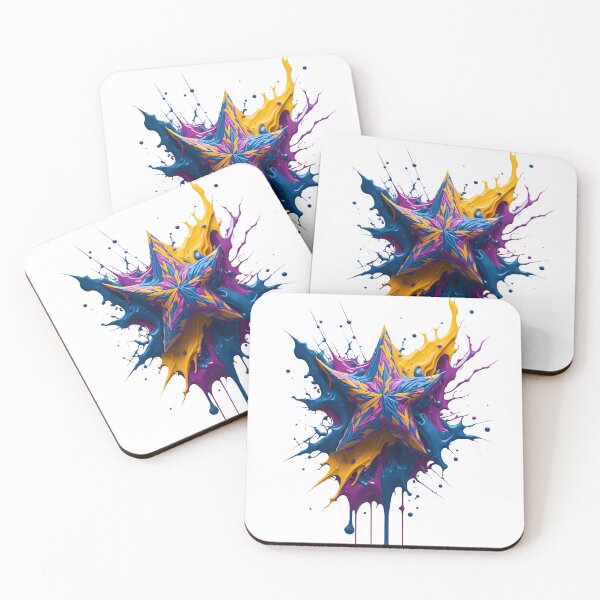 Item preview, star splash art  designed and sold by Vvisions.