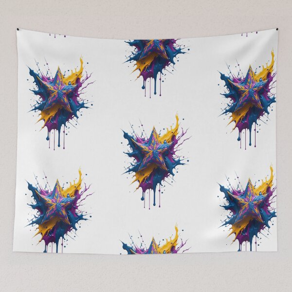 Item preview, star splash art  designed and sold by Vvisions.