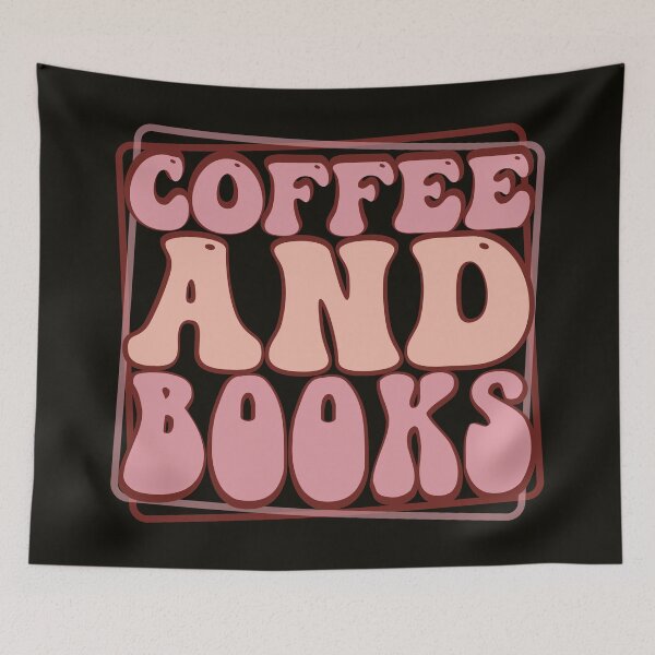 Item preview, Retro Coffee and Books - Book Lover designed and sold by S Cube Design.