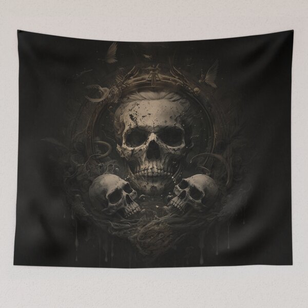 Item preview, Steampunk Skull Badge - In the realm of Time designed and sold by MindAsylum.