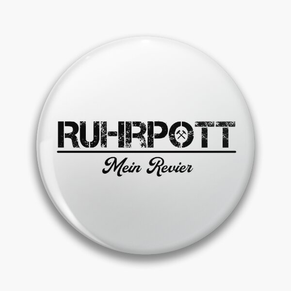 Item preview, Ruhrpott My district, luck up, mining, buddy, iron and mallet, colliery designed and sold by plottsnbuttons.