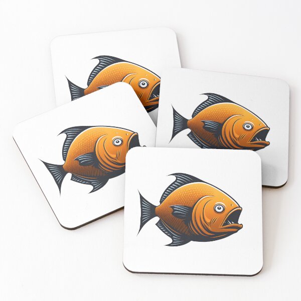 Item preview, Piranha Attack: A Ferocious Carnivorous Fish in Action designed and sold by Slamet E.