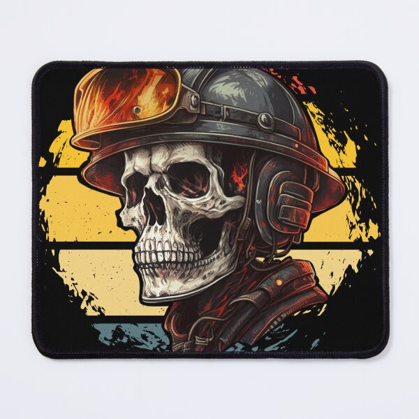 Item preview, Fighting Fire Skull Design designed and sold by SinMagellan.