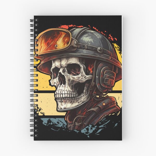 Item preview, Fighting Fire Skull Design designed and sold by SinMagellan.