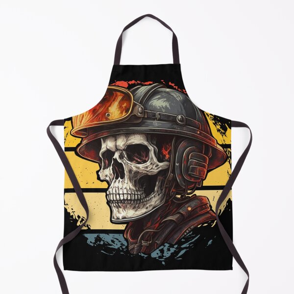 Item preview, Fighting Fire Skull Design designed and sold by SinMagellan.