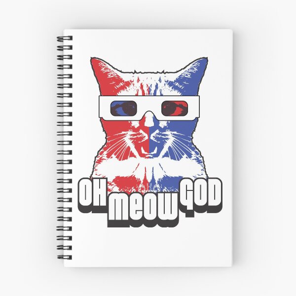 Item preview, Oh Meow God - 3D Cat designed and sold by LemonRindDesign.