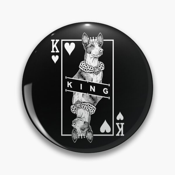 Item preview, Ibizan Hound King Of Hearts Funny Ibiza Dog Lover Pop Art designed and sold by GrandeDuc.