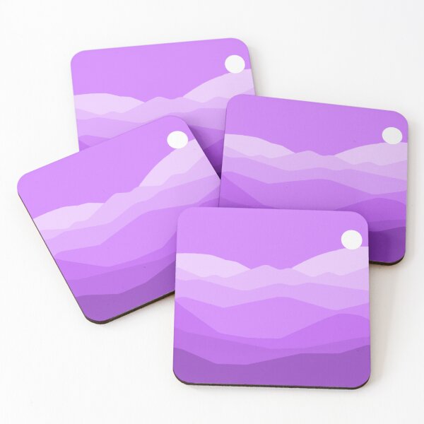 Item preview, Purple Mountains Landscape Minimalism designed and sold by everything4eva.