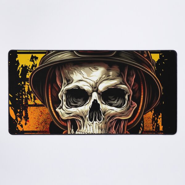 Item preview, Fighting Fire Skull designed and sold by SinMagellan.