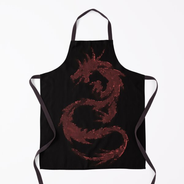 Item preview, Red Dragon Abstract Black Background Tattoo Style Distorted designed and sold by kattakitty.
