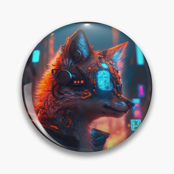 Item preview, CYBERPUNK FOX designed and sold by elnixart.