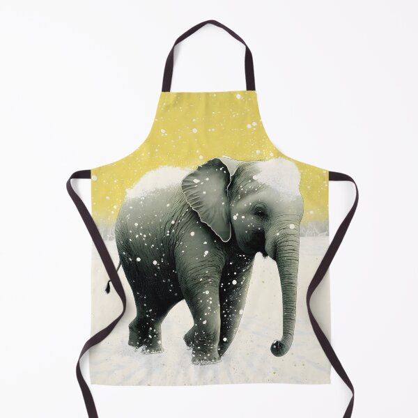 Item preview, Snowy Elephant designed and sold by Apeful.