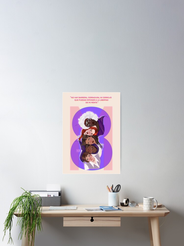 Thumbnail 2 of 3, Poster, 8M Literary Women designed and sold by Wristofink.