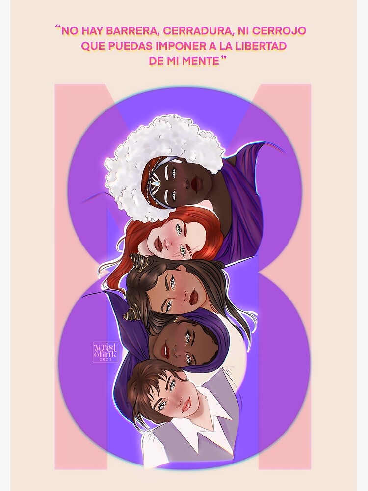 Thumbnail 3 of 3, Poster, 8M Literary Women designed and sold by Wristofink.