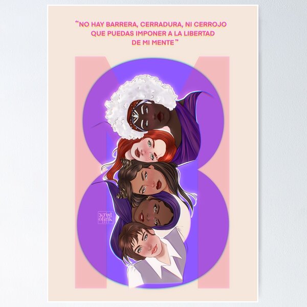 8M Literary Women Poster