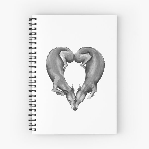 Item preview, Whippet Love designed and sold by Sarah Henderson Art.