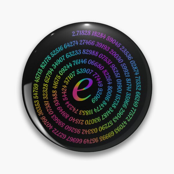Item preview, Euler's number spiral designed and sold by Brushpalette888.
