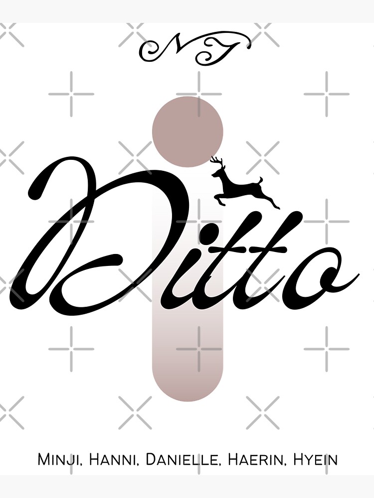 NJ - Ditto (lyrics ver.2) | Tote Bag