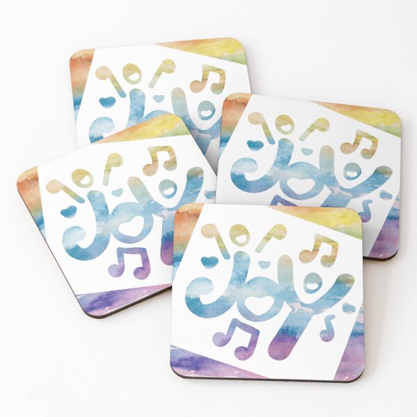 Item preview, square JOY logo 2 Psalms 95 1 let us sing for joy designed and sold by BellDesigned.