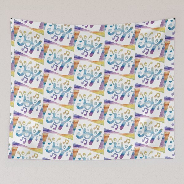 Item preview, square JOY logo 2 Psalms 95 1 let us sing for joy designed and sold by BellDesigned.