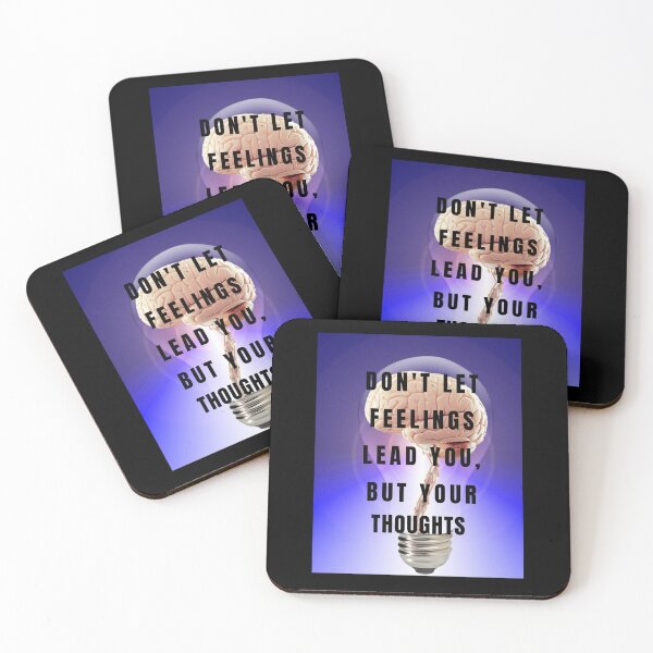 Item preview, Don't let feelings lead you. But your thoughts. designed and sold by emanbahgat.