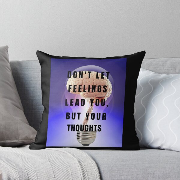 Item preview, Don't let feelings lead you. But your thoughts. designed and sold by emanbahgat.