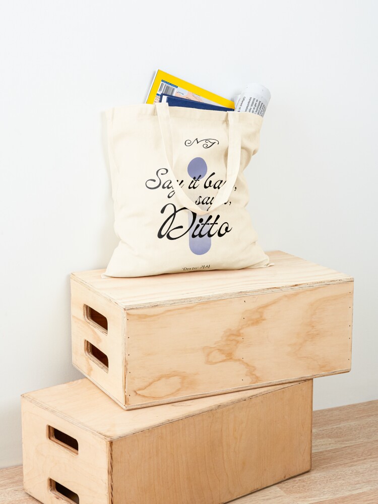 NJ - Ditto (lyrics ver.2) | Tote Bag