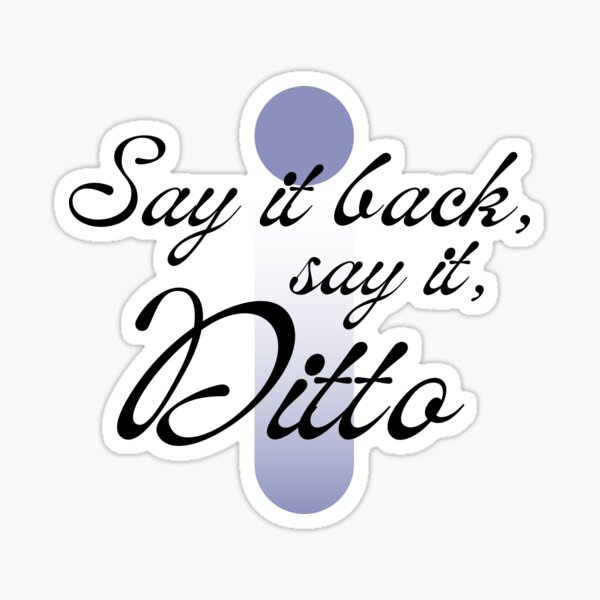 NJ - Ditto (lyrics ver.2) | Sticker